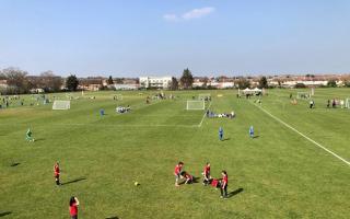 Oakfield Playing Field being used by Bealonians FC